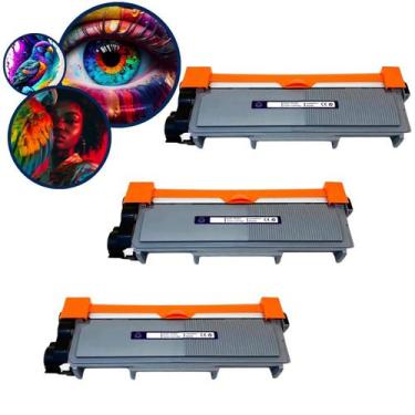 Imagem de Kit Com 3 Toner Compatível Tn660 2370 L2540dw 2740dw Dcpl252 - RFG, Pr
