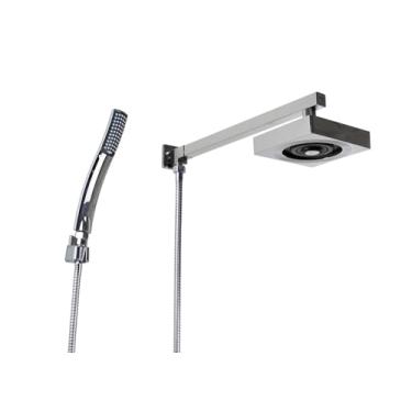 Imagem de Ducha AutoLimpante em ABS com Desviador e Ducha Manual Cromado com Trava (752)
