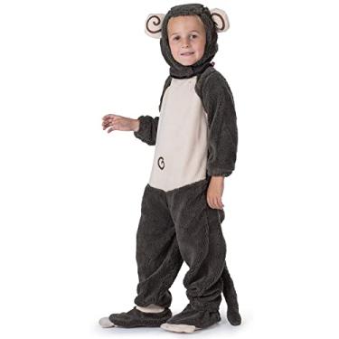 Imagem de Dress Up America Fantasia infantil de macaco – fantasia de macaco marrom para bebês, crianças pequenas e crianças, Marrom, 6-12 Months