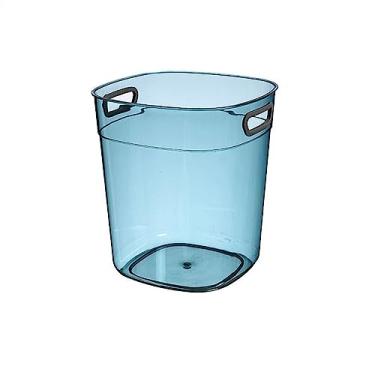 Imagem de Baldes de gelo balde de gelo para casa cerveja champanhe armazenamento ao ar livre piquenique cesta de frutas bar KTV bebida portátil pequena lata de lixo (azul)