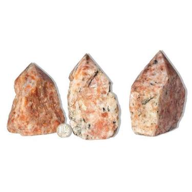 Imagem de Pedra do Sol Natural (Gold Stone) - Pé e Bico Polido - 800 a 900g - Ti