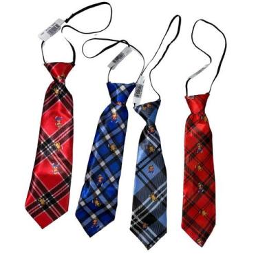 Imagem de Gravata Junina Xadrez com Elástico para Festas  1 Unidade - no-brand