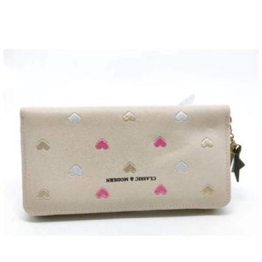 Imagem de Carteira Feminina Porta Cartão Dinheiro - NoBrand, Branco