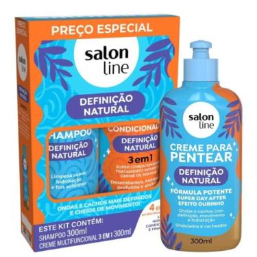 Imagem de Tratamento e Definição: Kit Shampoo/Creme Multy e Creme Pentear 300ml 