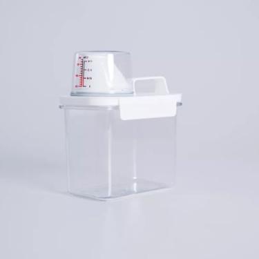 Imagem de Pote Hermético Acrílico 1100ml Com Medidor Para Mantimentos