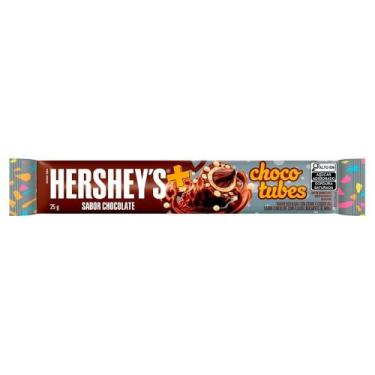 Imagem de Chocolate Hershey's Chocotubes Ao Leite 25 g - Embalagem com 15 Unidad