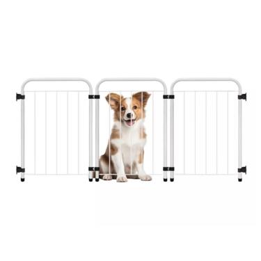 Imagem de Cercado Portão Delimitador de Espaço Para Cães Pequenos Portátil