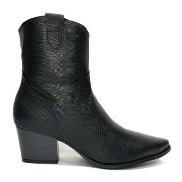 Imagem de Bota Bebecê Cano Curto Feminina - Preto