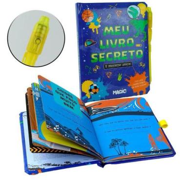 Imagem de Diário Secreto 48 FL com Caneta Mágica Azul - sem marca