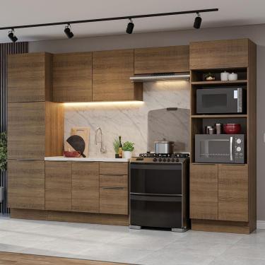 Imagem de Armário De Cozinha Completa 330cm Rustic Stella Madesa 02 Rustic