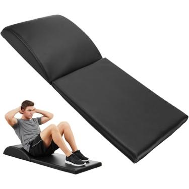 Imagem de Almofada abdominal para treinamento abdominal dobrável para exercícios abdominais, almofada de sentar adequada para movimento do cóccix e treinamento de academia