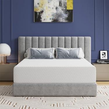 Imagem de Avenco Colchões King Size King Size de 30 cm, colchão médio firme em uma caixa para alívio da pressão nas costas, colchones de espuma certificados pela CertiPUR-US