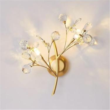 Imagem de Luminária de parede contemporânea em cerâmica com flor de rosa, LED, estilo campestre francês, criativa, para sala de estar, restaurante, quarto, menina, casa de campo, corredor, cabeceira (