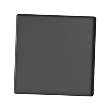 Imagem de ＫＬＫＣＭＳ Tapete de silicone quadrado para geladeira e freezer, bandeja coletora com borda elevada, bandeja para -louças e freezer, 20 polegadas x 20, Preto Texturizado