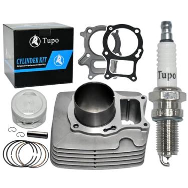 Imagem de Tupo Kit de reconstrução de junta de anel de pistão de cilindro de 68,5 mm compatível com Honda Recon 250 TRX 250 Sportrax 250 TRX250EX TRX250TM TRX250TE TRX250X 2002-2024