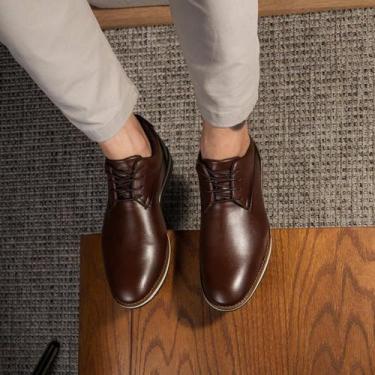 Imagem de Sapato Oxford Masculino Social Liso Moderno Casual Sapato 02 - THEZB, 