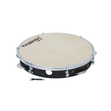 Imagem de Pandeiro Abs Preto 10 Pele Leitosa - Batimento Spanking