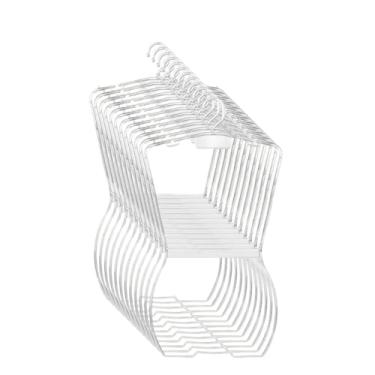 Imagem de Kit 10 Cabide Silhueta Adulto - Reforçado (Transparente)