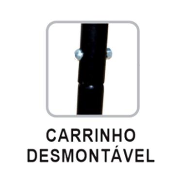 Imagem de Churrasqueira Praia Campo Com Pé Aço 3 Espeto Fe 75x36x30cm