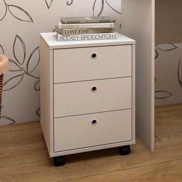 Imagem de Gaveteiro 3 Gavetas Ancona Branco