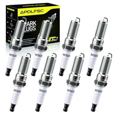 Imagem de Pacote com 8 velas de ignição Iridium 4344 LTR5IX-11 compatíveis com Cadillac CTS/Escalade/Escalade ESV, Chevrolet Camaro/Corvette/Silverado 1500/2500 HD/3500 HD/Suburban/Tahoe, GMC Sierra/Yukon/Yukon