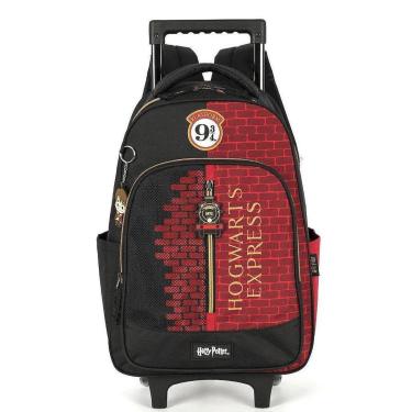 Imagem de Mochila de Rodinhas Luxcel Com Alça Harry Potter HE Vinho-Unissex