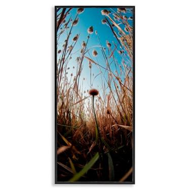 Imagem de Stupell Industries Daydream Botanical Meadow White Framed Giclee Art, design by Decent Exposures, 30 x 13