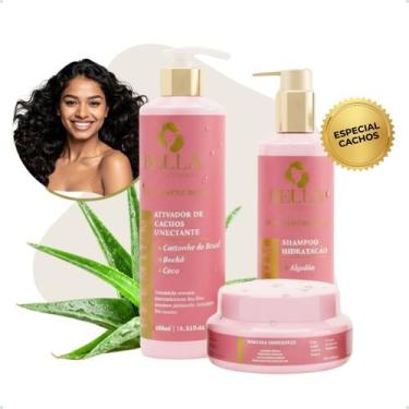 Imagem de Máscara Umectante Bella Cosmetics 300g  Hidratação Profunda com Óleo d