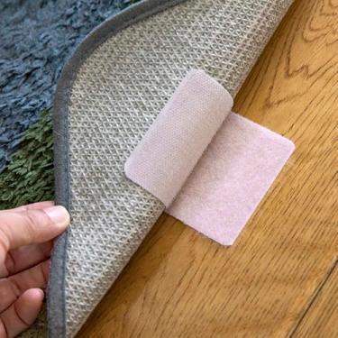 Imagem de Almofadas antiderrapantes para móveis para cadeiras e mesas, protetores de feltro quadrados com design de gancho, conjunto de 10 peças, várias cores