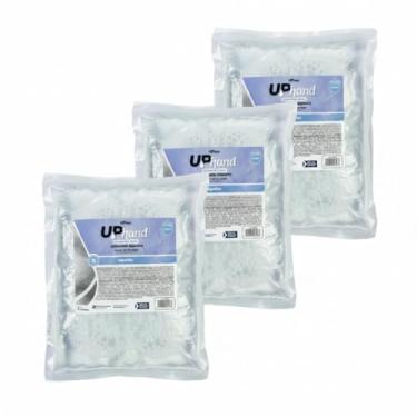Imagem de Kit 3 Refil Sabonete Espuma 600ml Algodão Up Hand Bag s/Válvula - UPPRO