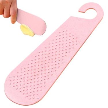 Imagem de Espremedor manual de alho – Ferramenta manual ergonômica de triturador de alho de palha de trigo | Prensa antiderrapante, triturador durável, ralador leve de gengibre para preparação de alimentos