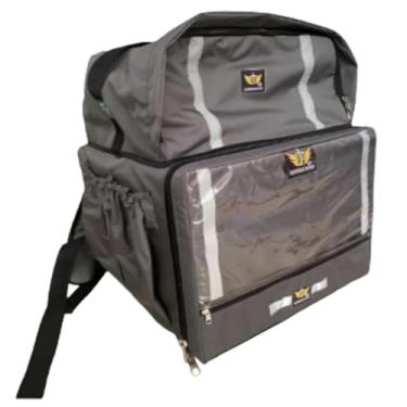 Imagem de Bag/mochila Para Delivery Isopor Laminado 45l - Cinza