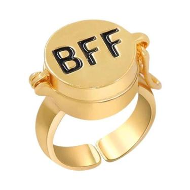 Imagem de Anel De Amizade Ajustável Anime BFF Para Mulheres E Homens, Anel De De