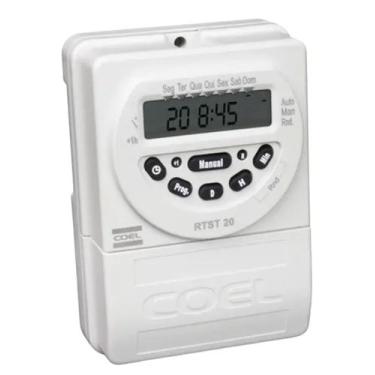 Imagem de Timer Temporizador Digital Branco 100-240vca Rtst20 Coel