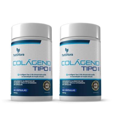 Imagem de Kit 2x Colágeno Tipo 2 500mg 60 Cápsulas Tuttiflora-Unissex