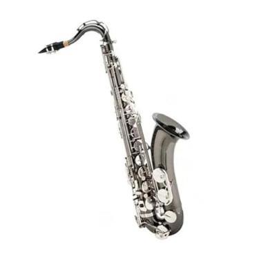 Imagem de Instrumento de saxofone Saxofone Tenor de Latão B Flat Profissional Iniciante Adulto Prática com Acessórios para Instrumentos