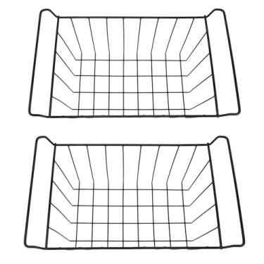 Imagem de YOUTHINK Cesta de Armazenamento de Fio de Freezer, Caixa Organizadora de Rack de Suspensão Revestida de PE, Perfeita para Geladeiras e Armazenamento de Alimentos (C 48,5 cm X L 24,5 cm X A 20 cm)