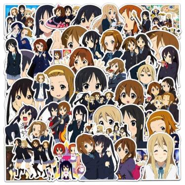 Imagem de Adesivos Kons Anime, pacote de 50 peças, desenho animado decorativo de 4 a 8 cm