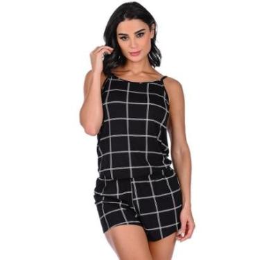 Imagem de Short Doll Feminino Estampado Com Alça Fina-Feminino