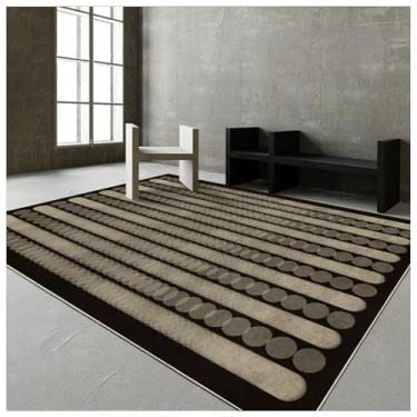 Imagem de SPXMQSS Tapete para quarto, tapete antiderrapante para sala de estar, resistente à sujeira, tapete de mesa de café, para sala de estar, sala de jantar, quarto, escritório, B, 120 x 200 cm