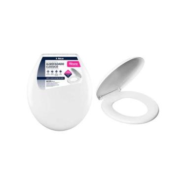Imagem de Assento Sanitário Branco Almofadado Basic Atlas, Branco