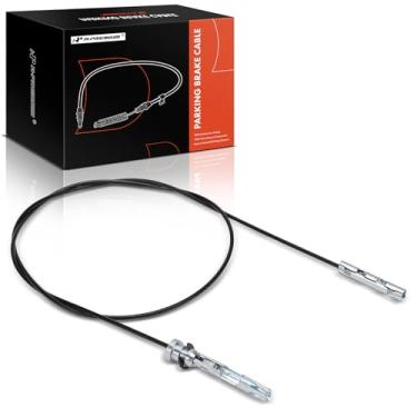 Imagem de A-Premium Conjunto de cabo de freio de estacionamento lateral intermediário compatível com modelos Ford: F-250 Super Duty 2005-2006, F-350 Super Duty 2005-2007 - Substituição # 5C3Z2A793AA