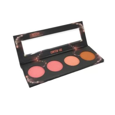 Imagem de Paleta De Quarteto De Blush Ludurana