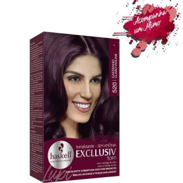 Imagem de Tonalizante 520 Haskell Excllusiv Tom Castanho Claro Violine