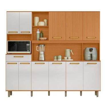 Imagem de Armario de Cozinha Kit Pilar com 11 Portas e 1 Gaveta - Poliman, Freij