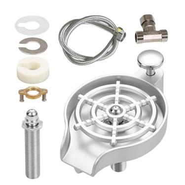 Imagem de Enxaguador de Copos,Acessórios de Cozinha em Aço Inoxidável de Alta Pressão,Acessório para Pia para Enxaguar Copos | para Casa Hotel Restaurante Apartamento Negócios de Aluguer e Padarias