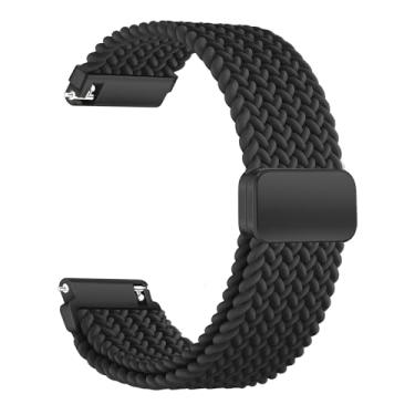 Imagem de Pulseiras para relógio inteligente GloryFit, pulseiras elásticas trançadas de 22 mm compatíveis com smartwatch GloryFit T80 T70 T60 T50 P99 P98, pulseiras elásticas de nylon macio para mulheres e