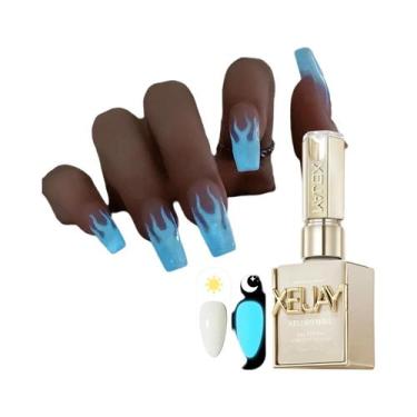 Imagem de Esmalte Em Gel Que Brilha No Escuro 15ML, Top Coat Luminoso, Durável E