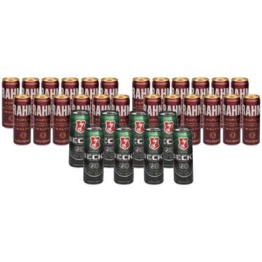 Imagem de Kit Cerveja Brahma Duplo Malte 24 Unidades Lata