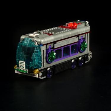 Imagem de Lumibricks Cyberpunk Future-Bus Lighting-Building-Bricks Set - Cyberpunk City Future Vehicle Collection LED Light 2in1 Car Model Display Set 605 Pcs for Adults and Sci-fi Lovers